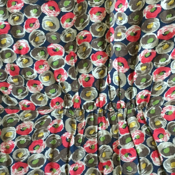 Boden Martha Dress 3/4 Sleeve Blue Bud Pattern - Sz 8R US, 12R UK - Picture 6 of 12